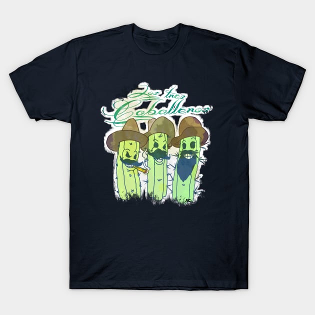 "Los tres Caballeros" T-Shirt by AgaCactus